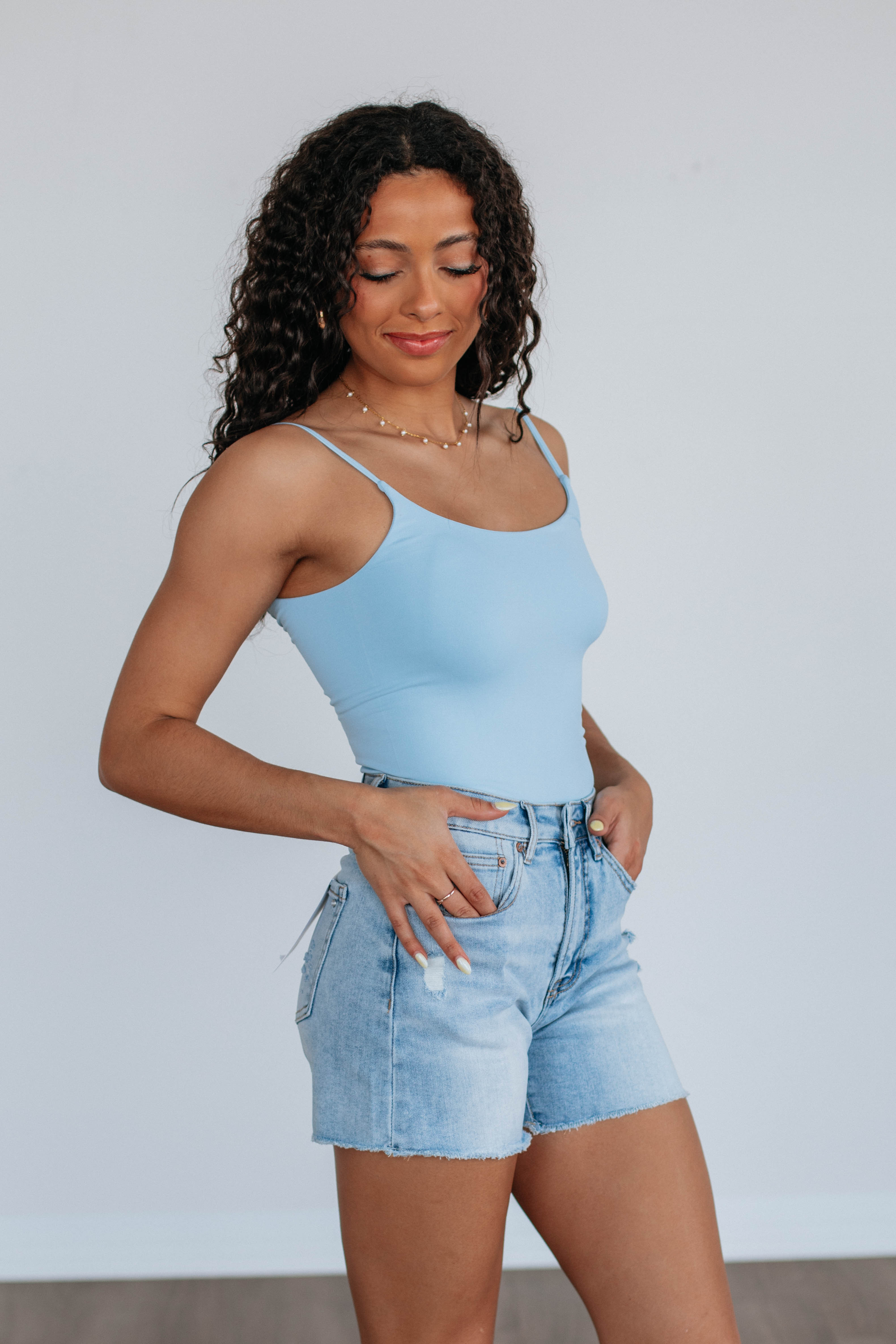 Double Take Bodysuit - Sky Blue - Image 4