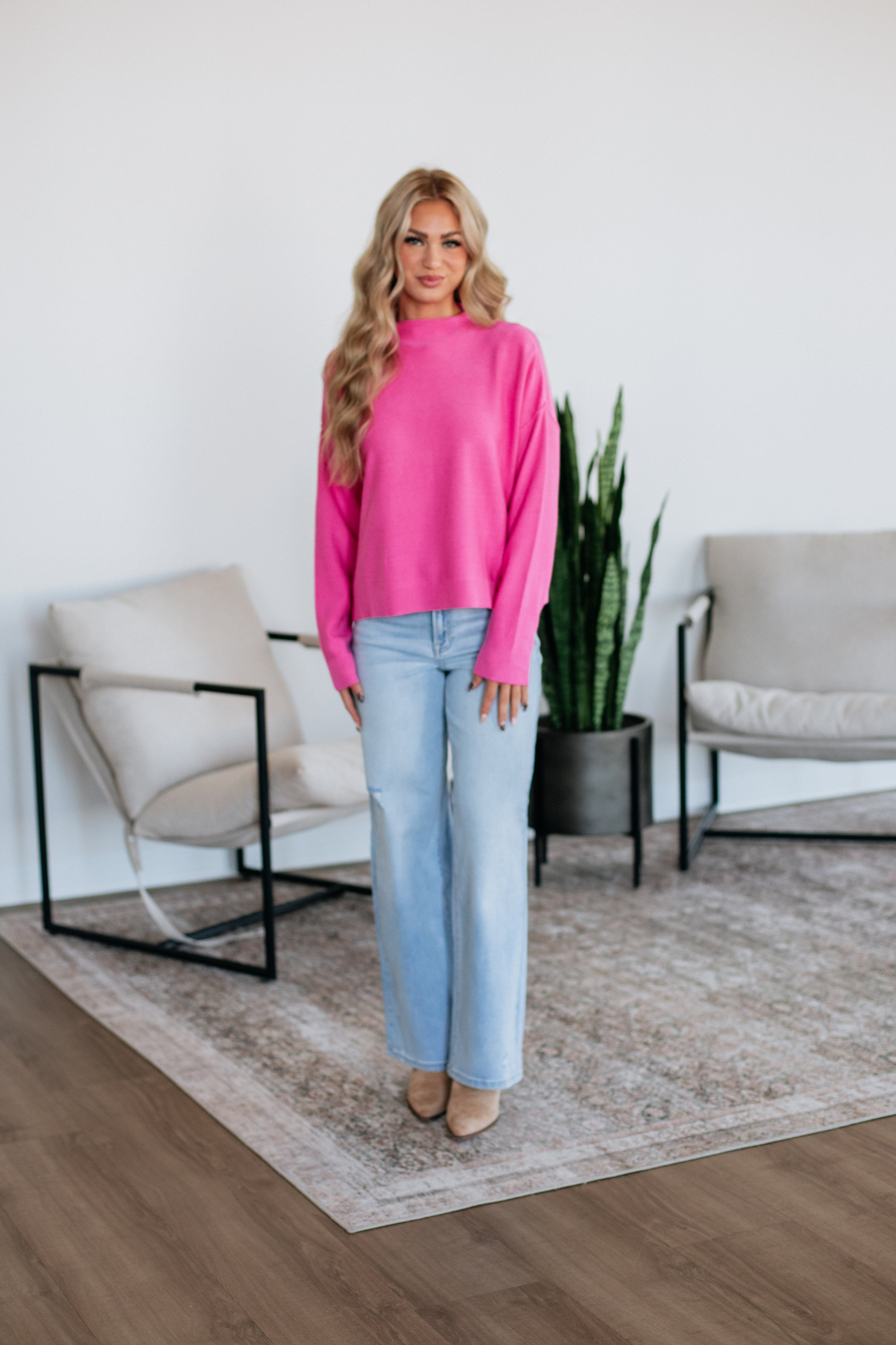 Marci Mock Neck Sweater - Image 3