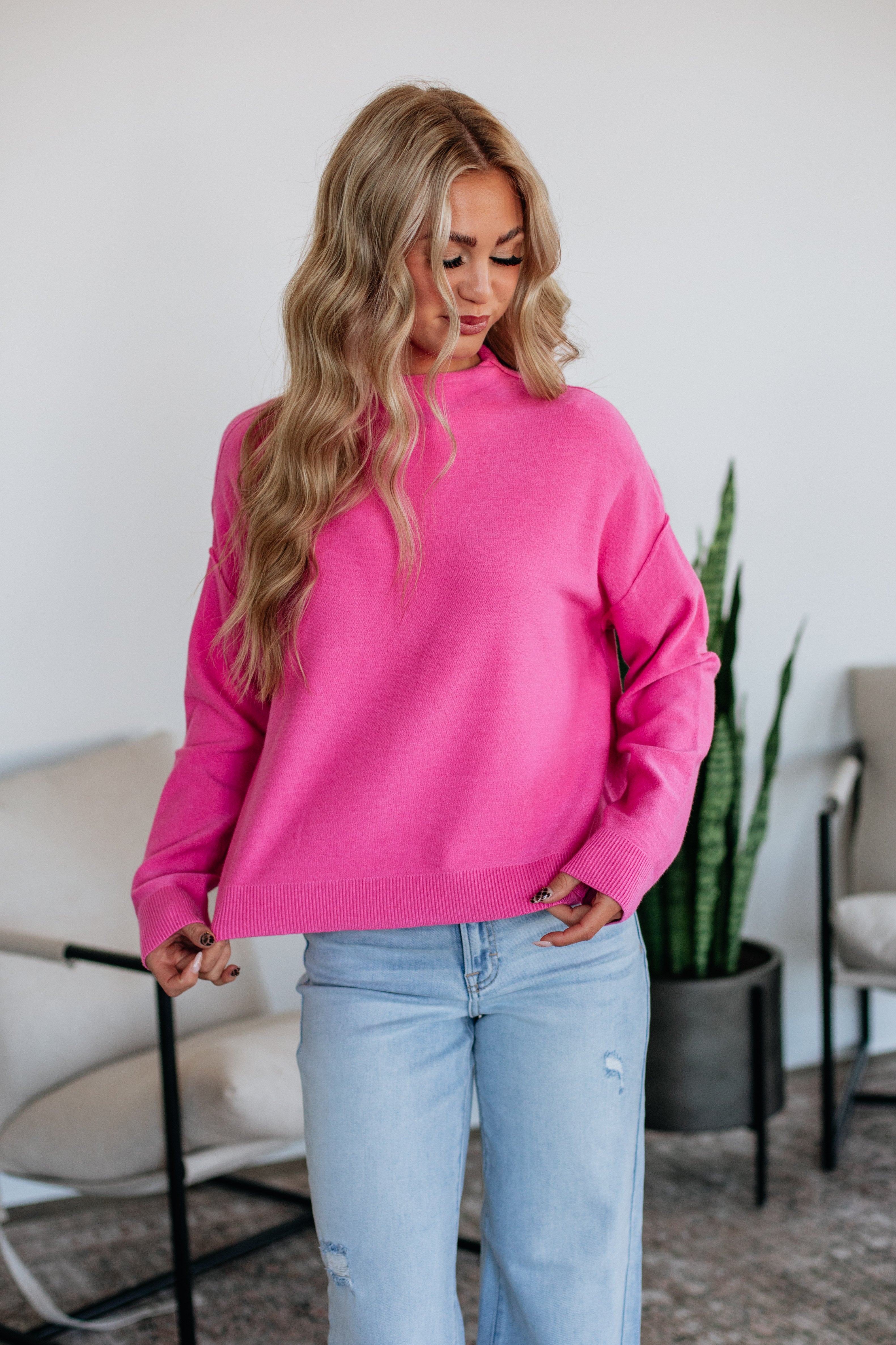 Marci Mock Neck Sweater - Image 4