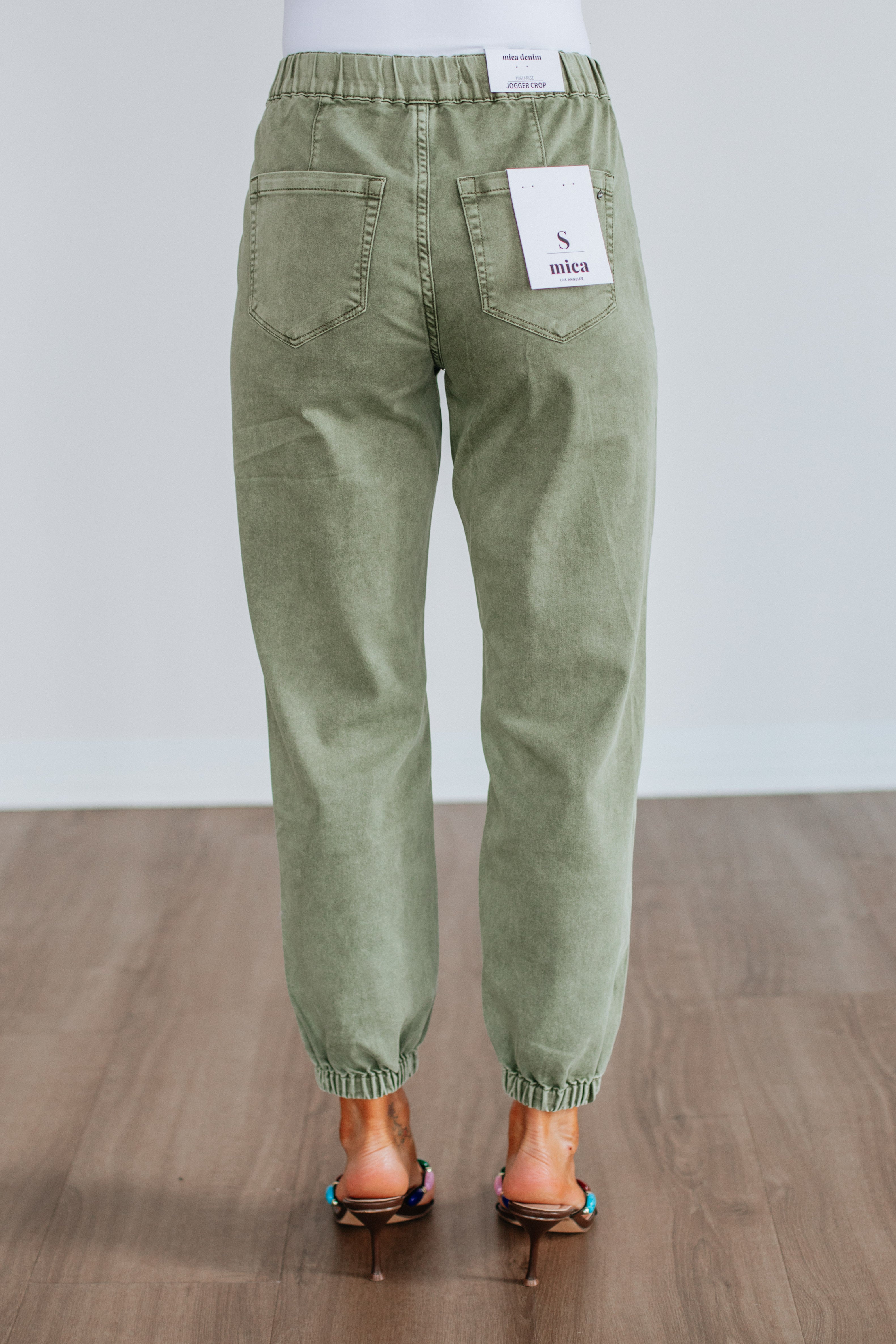 Drea Mica Joggers - Olive - Image 7