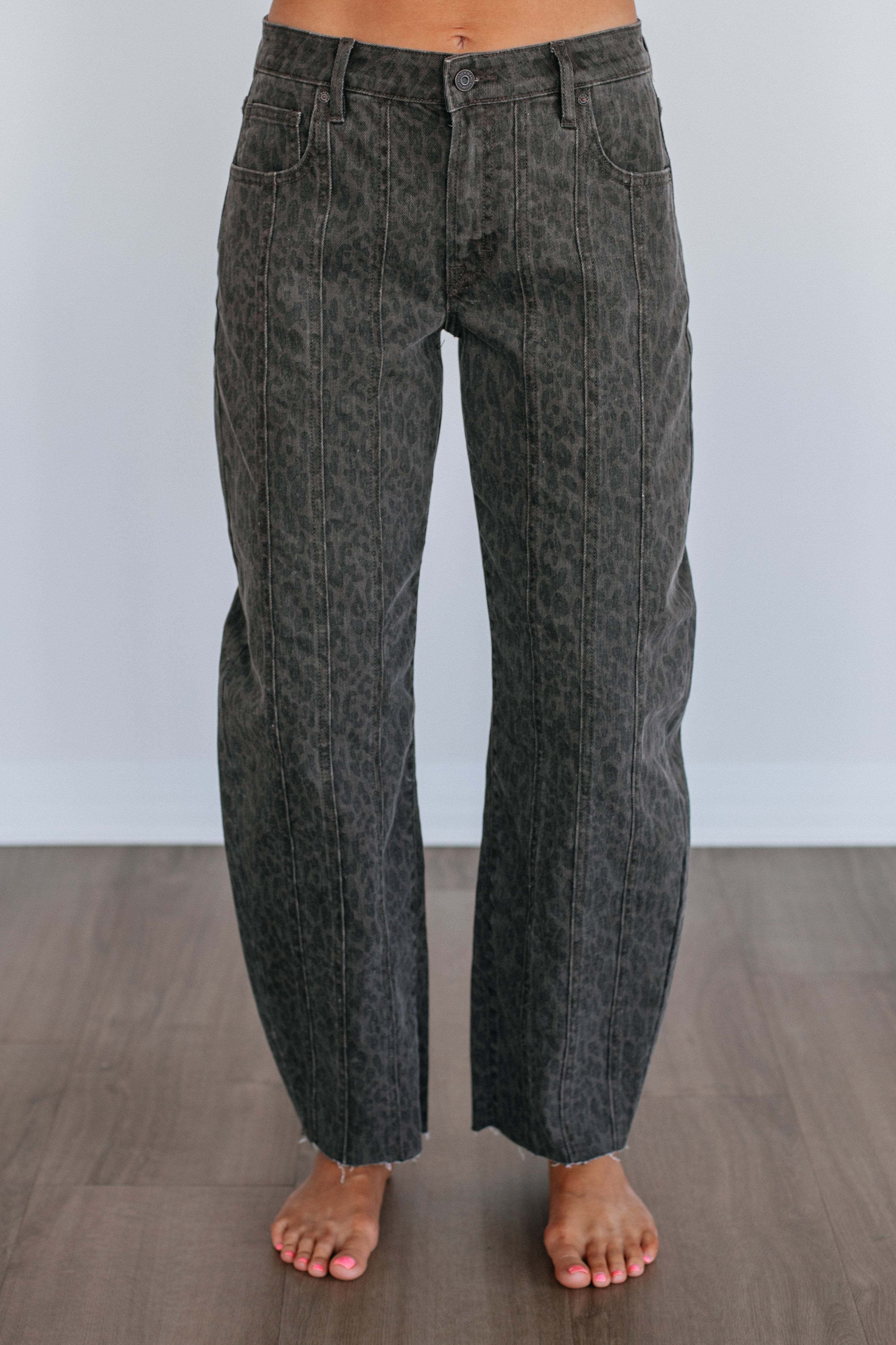 Sammie Hidden Jeans - Dark Cheetah - Image 3