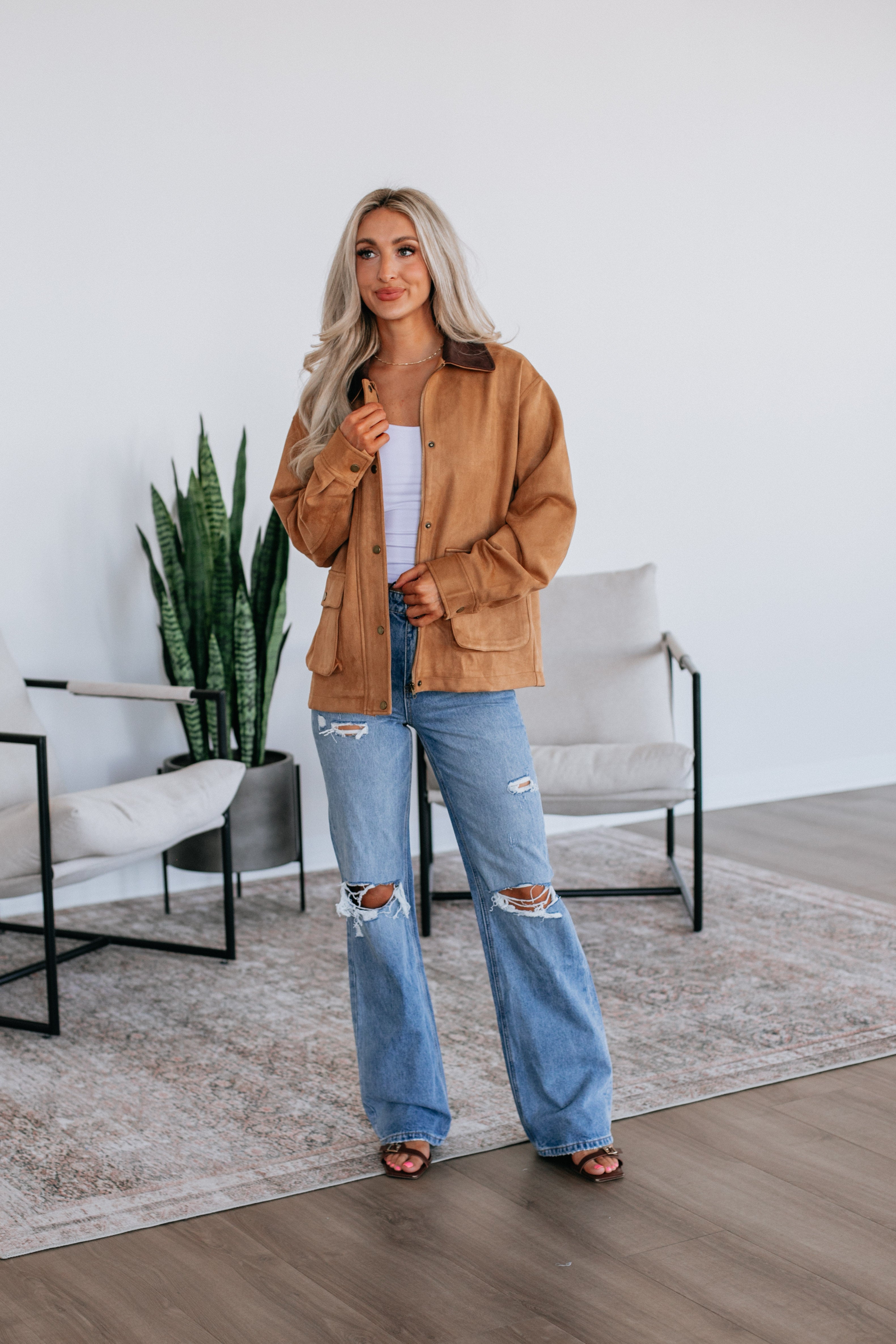 Maren Suede Jacket - Image 2