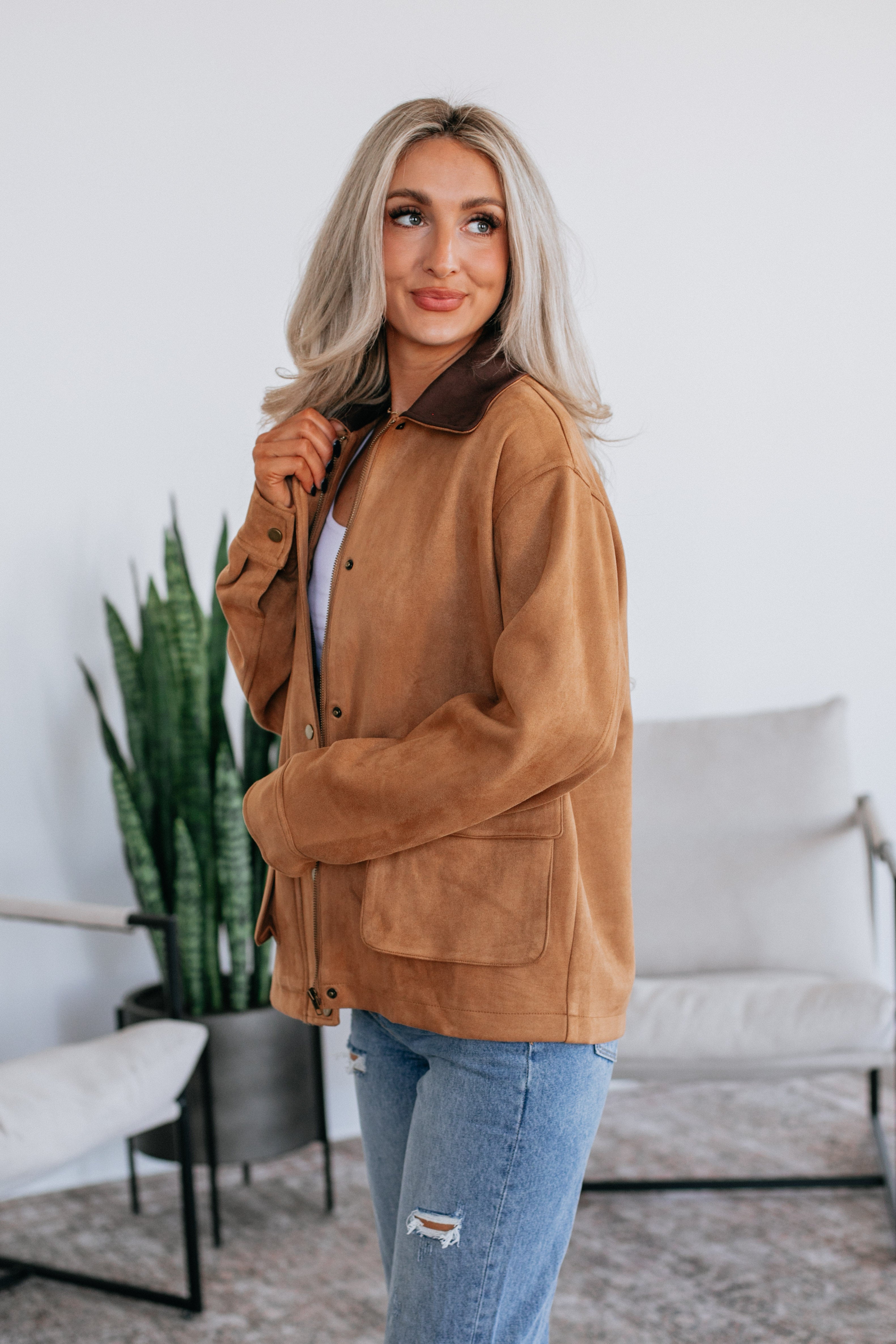 Maren Suede Jacket - Image 4